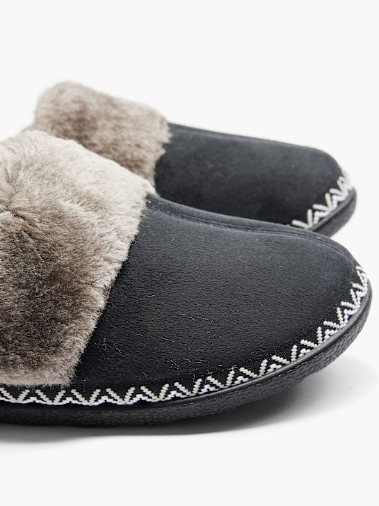 casa mia dům papuče Černá deichmann