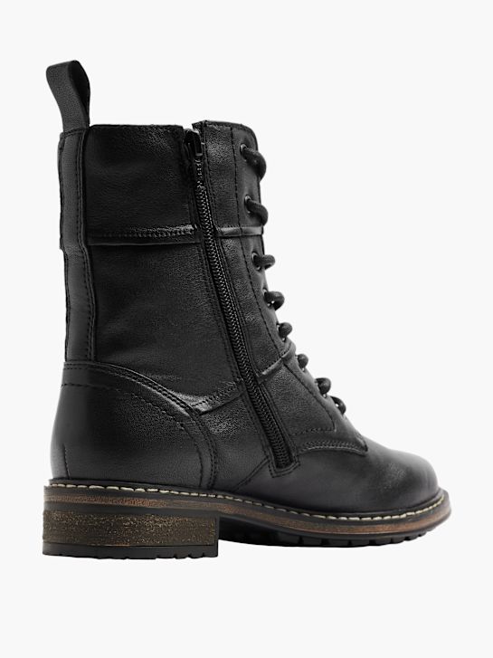 5th avenue Šněrovací kotníkové boty Černé deichmann
