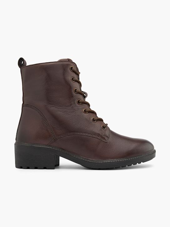5th avenue Šněrovací kotníkové boty hnědá deichmann