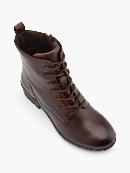 5th avenue Šněrovací kotníkové boty hnědá deichmann