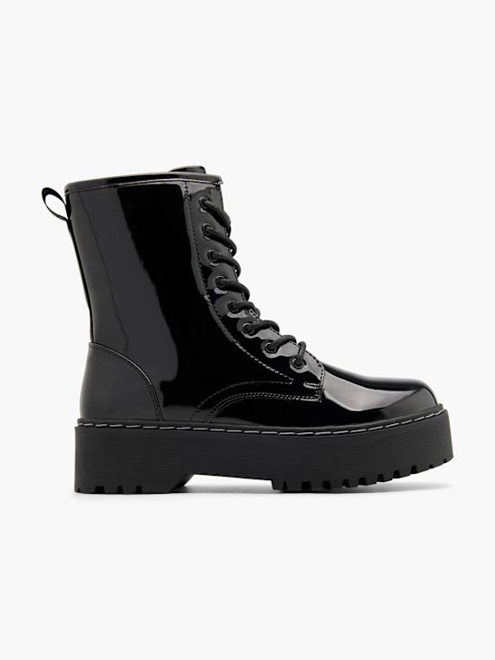 molo krajka-up boot Černá deichmann