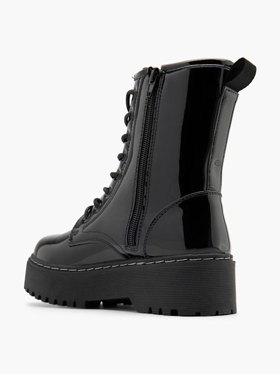 molo krajka-up boot Černá deichmann