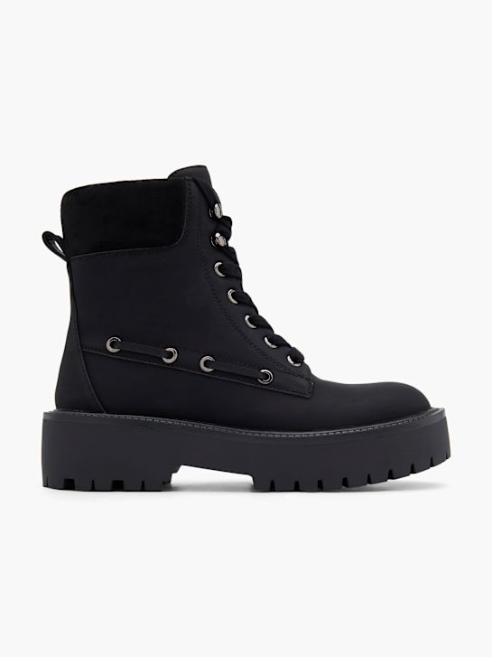 molo krajka-up boot Černá deichmann