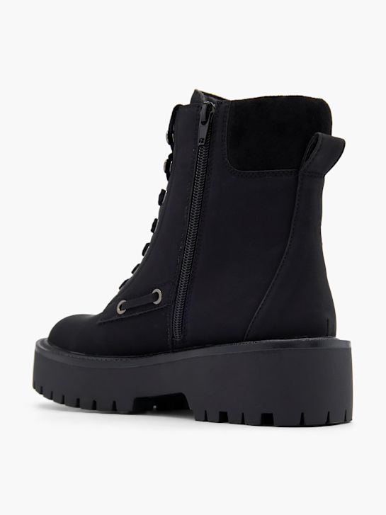 molo krajka-up boot Černá deichmann