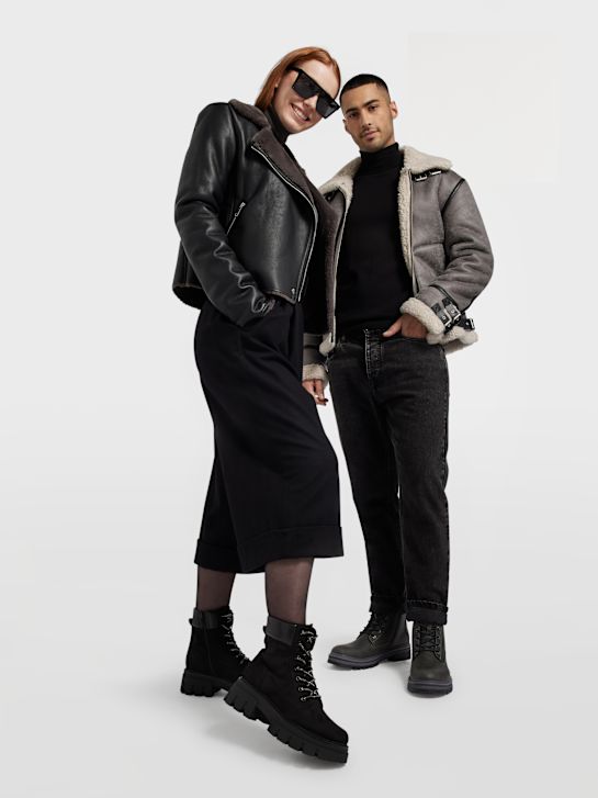 molo krajka-up boot Černá deichmann