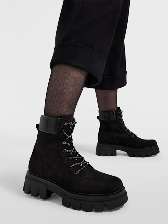 molo krajka-up boot Černá deichmann