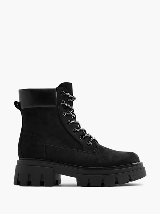 molo krajka-up boot Černá deichmann