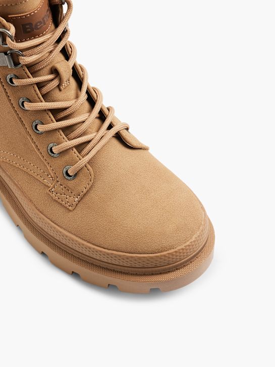 lavice krajka-up boot beige deichmann