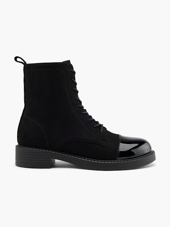 graceland krajka-up boot Černá deichmann