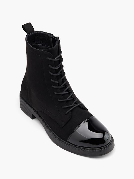 graceland krajka-up boot Černá deichmann