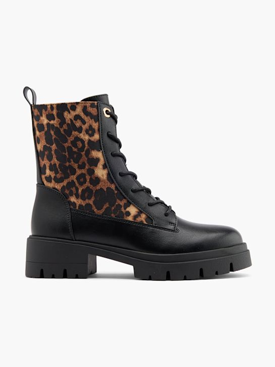 molo krajka-up boot Černá deichmann