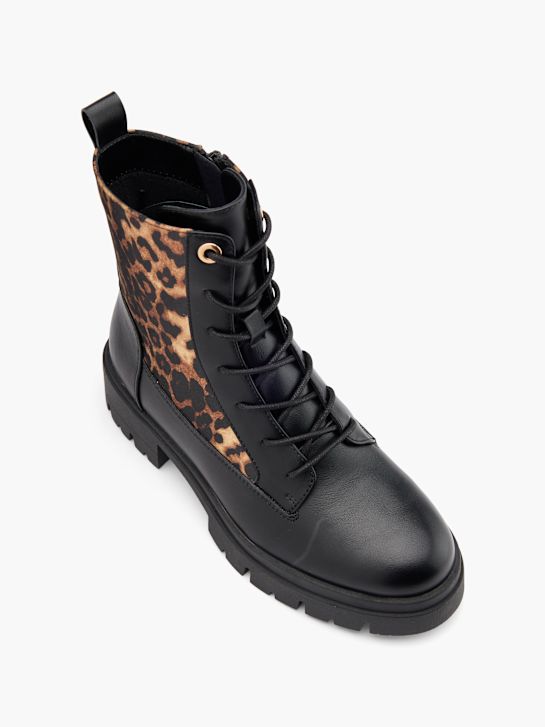 molo krajka-up boot Černá deichmann