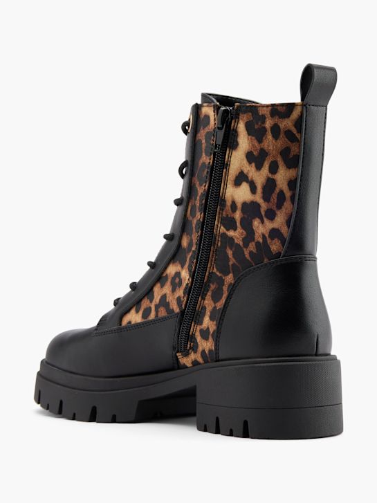 molo krajka-up boot Černá deichmann