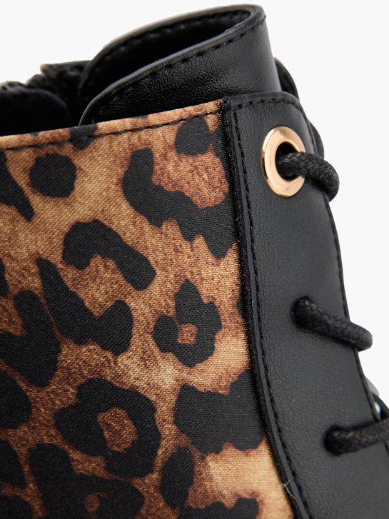 molo krajka-up boot Černá deichmann