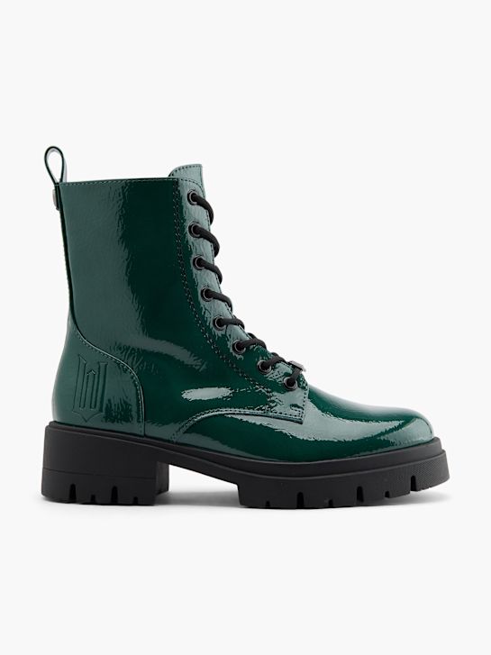 zlá krajka-up boot zelená deichmann