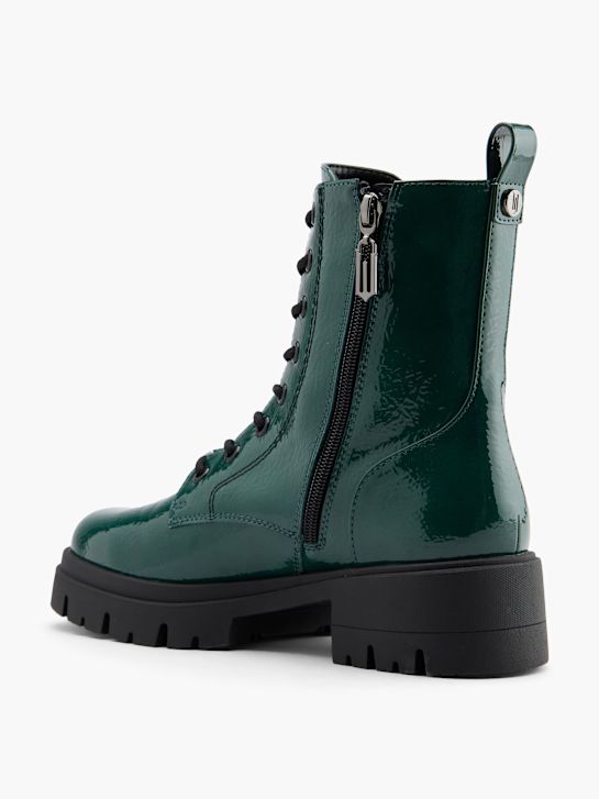 zlá krajka-up boot zelená deichmann