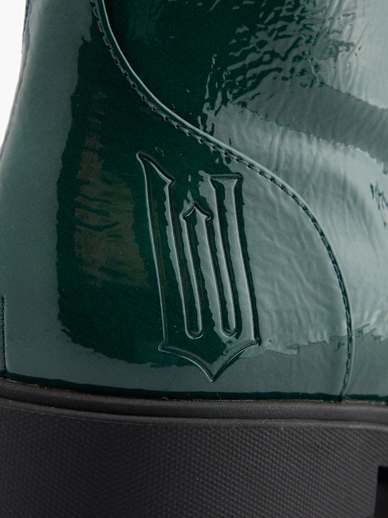 zlá krajka-up boot zelená deichmann