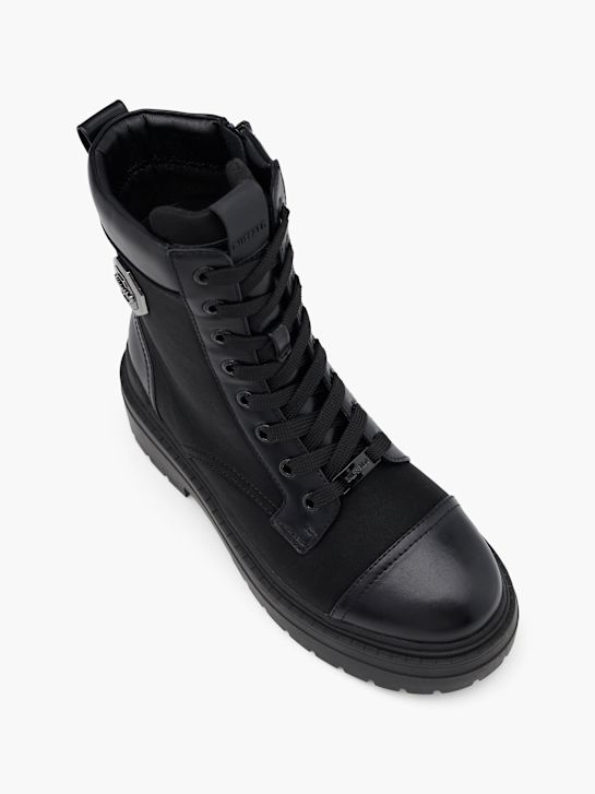buffalo krajka-up boot Černá deichmann