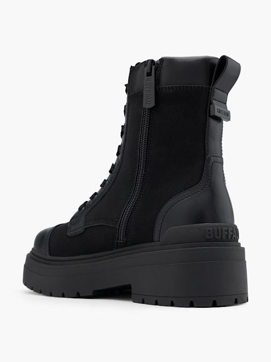 buffalo krajka-up boot Černá deichmann