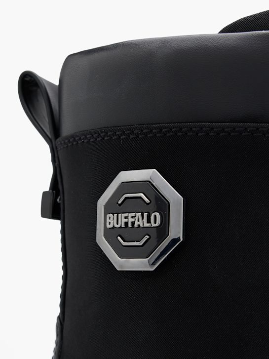 buffalo krajka-up boot Černá deichmann
