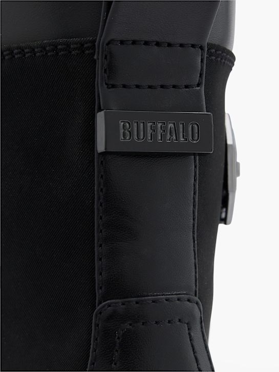 buffalo krajka-up boot Černá deichmann