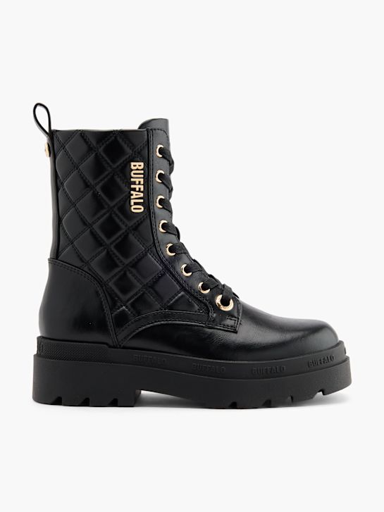 buffalo krajka-up boot Černá deichmann