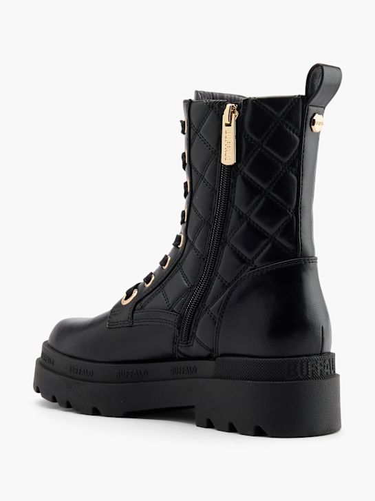 buffalo krajka-up boot Černá deichmann
