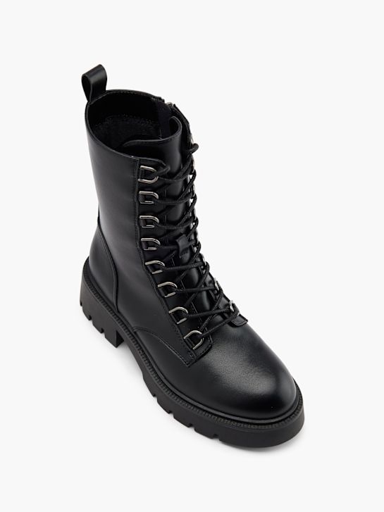 molo krajka-up boot Černá deichmann
