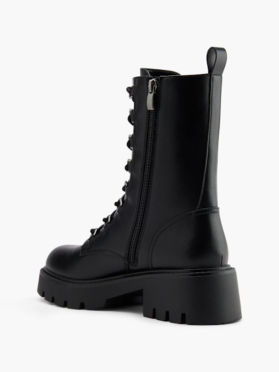 molo krajka-up boot Černá deichmann