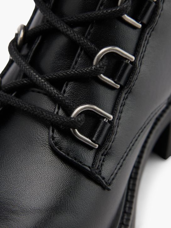 molo krajka-up boot Černá deichmann