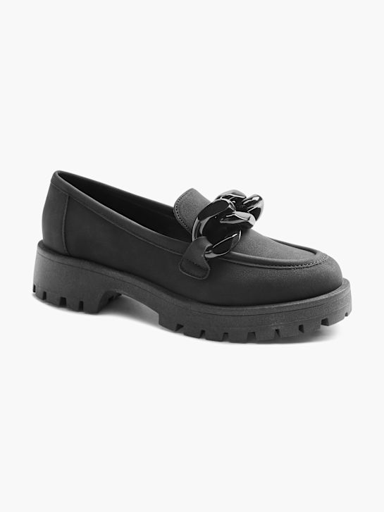 molo loafer Černá deichmann