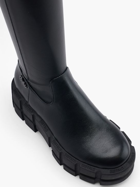 buffalo overknee boot Černá deichmann
