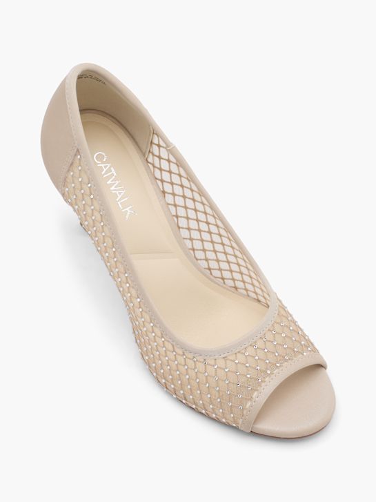 molo peep toe paty nude deichmann