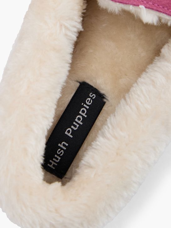 hush puppies plyšové papuče růžové deichmann