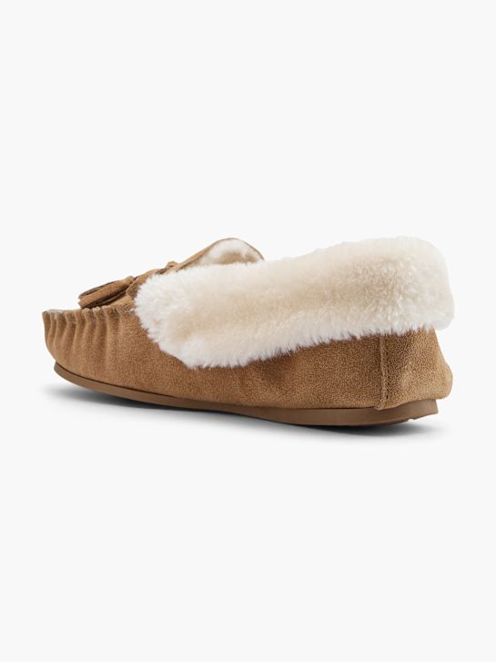 hush puppies plyšové papuče béžové deichmann