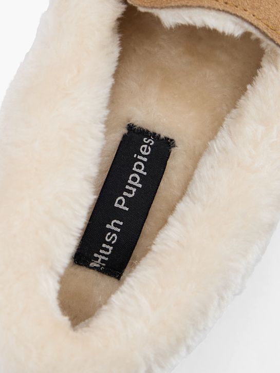 hush puppies plyšové papuče béžové deichmann