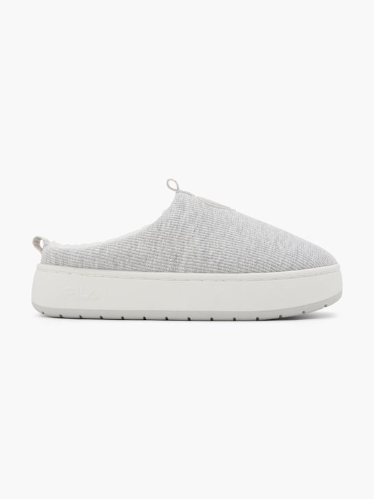 fila plyšové papuče Šedá deichmann