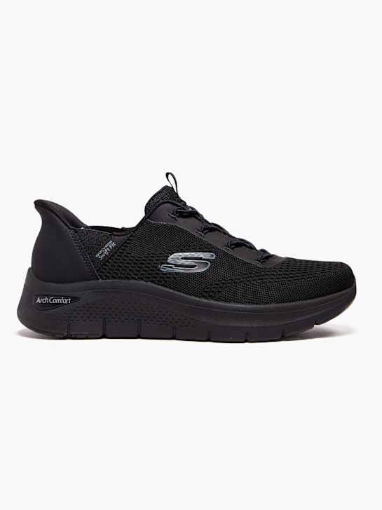 skechers arch pohodlÍ a swift fit trainer Černá deichmann
