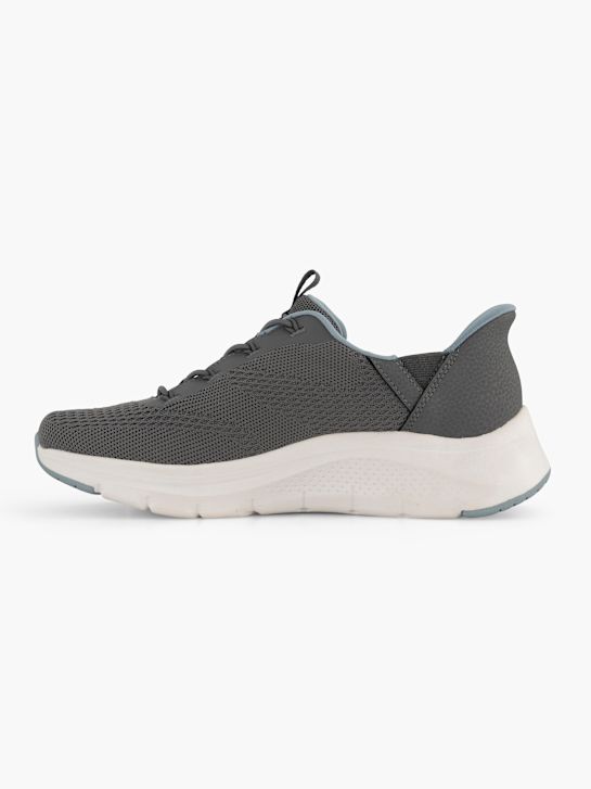skechers arch pohodlÍ a swift fit slip-on trenér Šedá deichmann