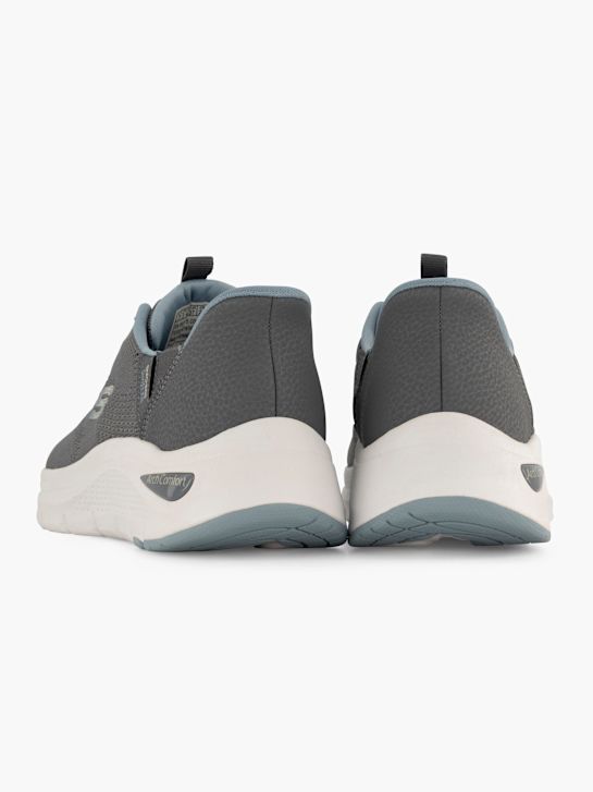 skechers arch pohodlÍ a swift fit slip-on trenér Šedá deichmann
