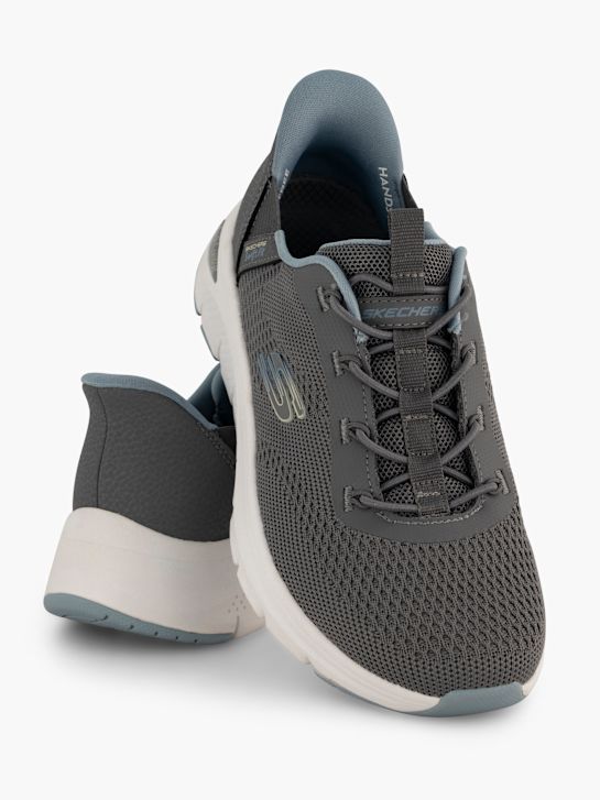 skechers arch pohodlÍ a swift fit slip-on trenér Šedá deichmann