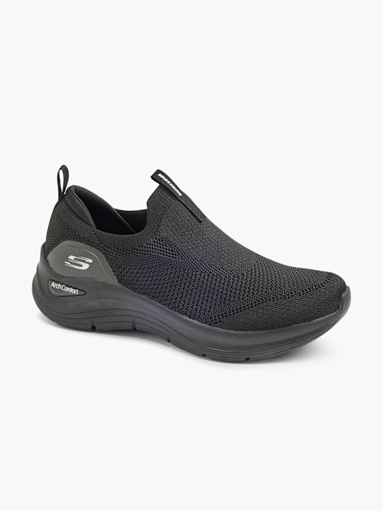 skechers arch pohodlÍ slip-on trainer Černá deichmann