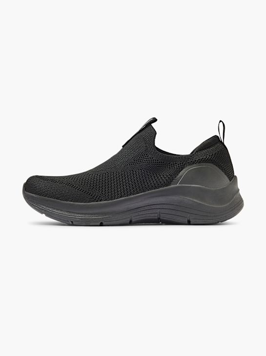 skechers arch pohodlÍ slip-on trainer Černá deichmann