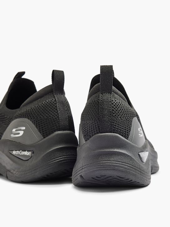 skechers arch pohodlÍ slip-on trainer Černá deichmann