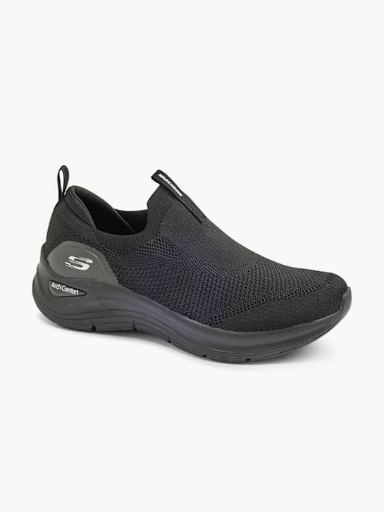 skechers arch pohodlÍ slip-on trainer Černá deichmann