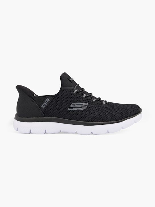 skechers geniÁlnÍ swift fit slip-on trainer Černá deichmann