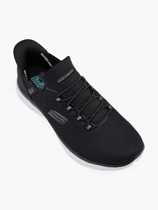 skechers geniÁlnÍ swift fit slip-on trainer Černá deichmann