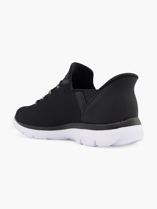 skechers geniÁlnÍ swift fit slip-on trainer Černá deichmann