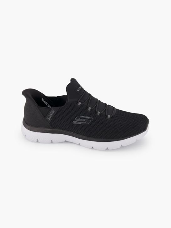 skechers geniÁlnÍ swift fit slip-on trainer Černá deichmann