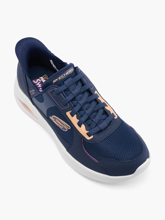 skechers centourist air swift fit slip-on trenér modrá deichmann